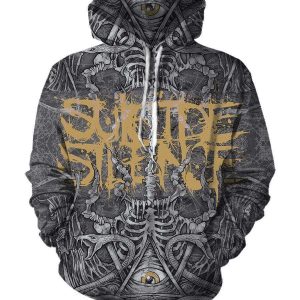 Suicide Silence Hoodies - Pullover Grey Hoodie