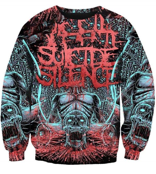Suicide Silence Hoodies - Pullover Red Hoodie