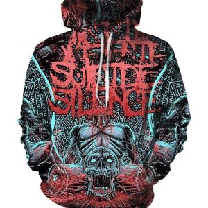 Suicide Silence Hoodies - Pullover Red Hoodie