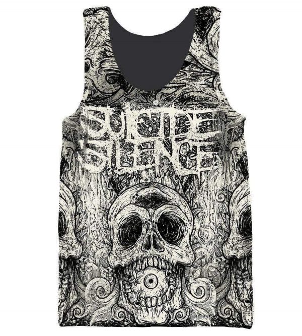 Suicide Silence Hoodies - Pullover White Hoodie