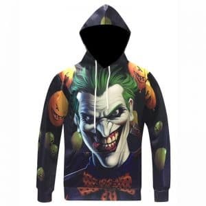 Suicide Squad 3D Hoodies - Joker Hooded Sweatshirt Hip Hop Pullovers