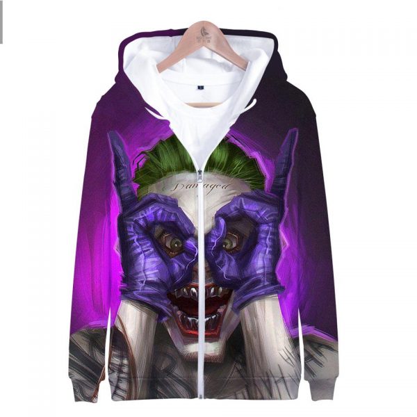 Suicide Squad Hoodies - Joker Series Evil Joker Scary Icon Unisex 3D Hoodie