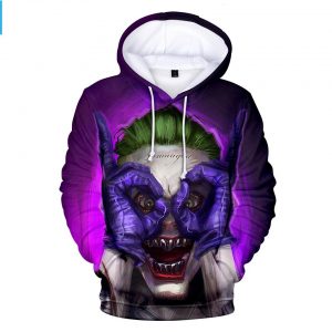 Suicide Squad Hoodies - Joker Series Evil Joker Scary Icon Unisex 3D Hoodie