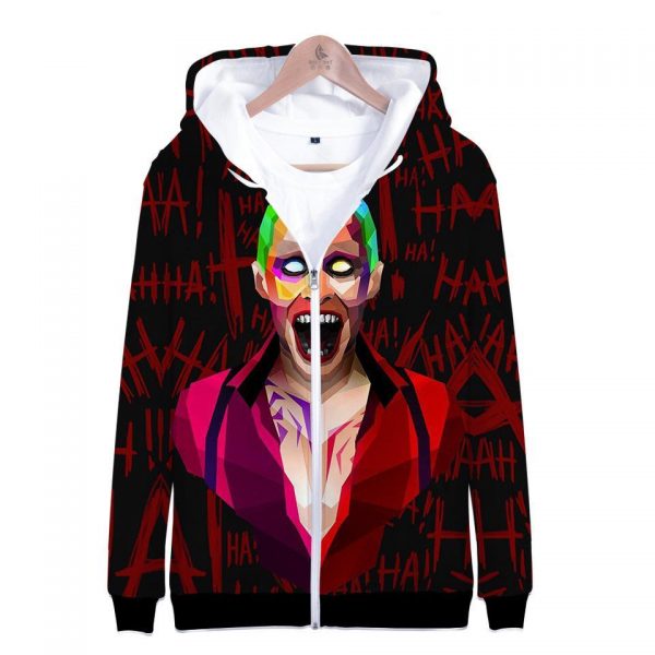 Suicide Squad Hoodies - Joker Series Joker Blood Red Unisex 3D Hoodie