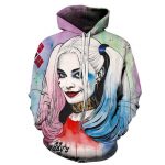 Suicide Squad Printed Hoodies Sweatshirt - Joker 3D Hooded Pullover