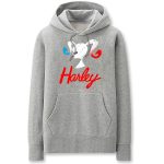 Suicide Squad	Hoodies - Cool Solid Color Harley Quinn Cartoon Style Fleece Hoodie