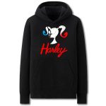 Suicide Squad	Hoodies - Cool Solid Color Harley Quinn Cartoon Style Fleece Hoodie