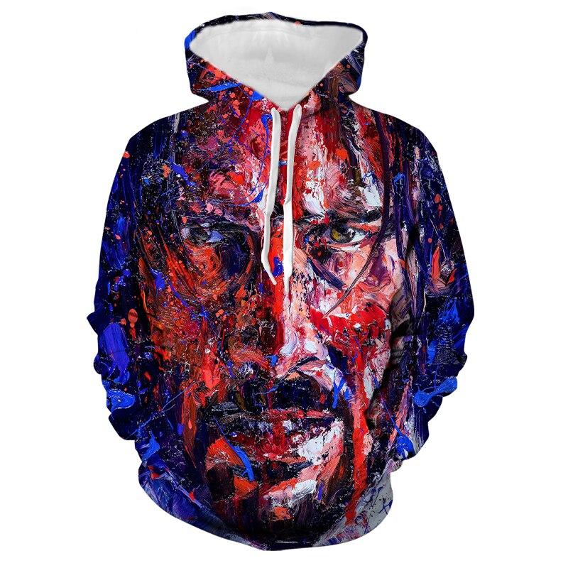 Summer Movie John Wick 3D Hoodie - Fashion Streetwear