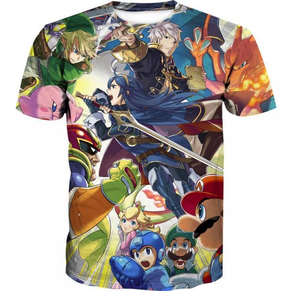 Super Smash Bros Hoodies - Video Game Pullover Hoodie