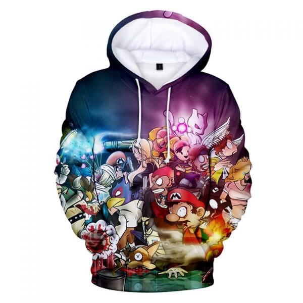 Super Smash Bros. Ultimate 3D Game Sweatshirts Hoodies