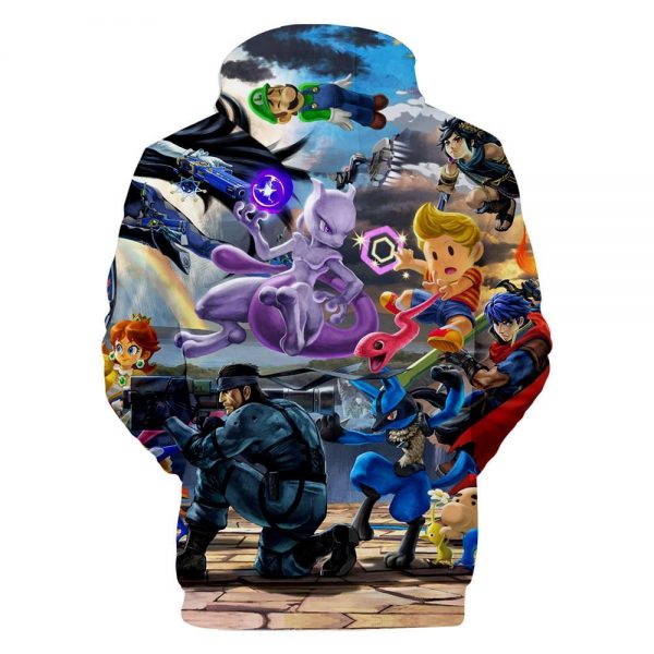 Super Smash Bros. Ultimate 3D Game Sweatshirts Hoodies