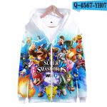 Super Smash Bros. Ultimate 3D Zipper Hoodies