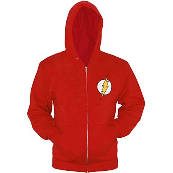 Superhero The Flash Hoodies - 3D Long Sleeve Hooded Zipper