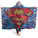 Superman Hooded Blanket - Wearable Flannel Blanket