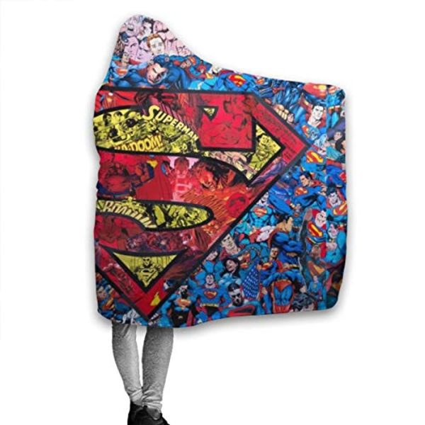 Superman Hooded Blanket - Wearable Flannel Blanket