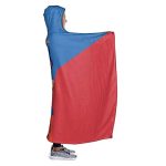 Superman Hooded Blanket - Wearable Flannel Blanket