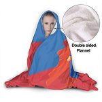 Superman Hooded Blanket - Wearable Flannel Blanket