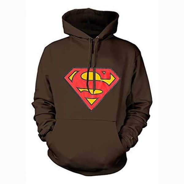 Superman Hoodies -  DC Comics Classic Movie Logo Superhero Pullover Sweatshirt