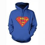 Superman Hoodies -  DC Comics Classic Movie Logo Superhero Pullover Sweatshirt