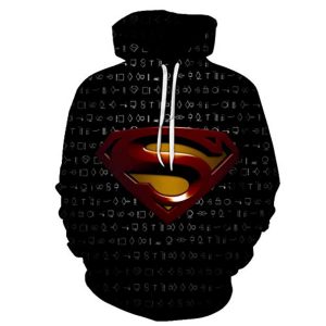 Superman Hoodies -  Logo Pullover Sweatshirt