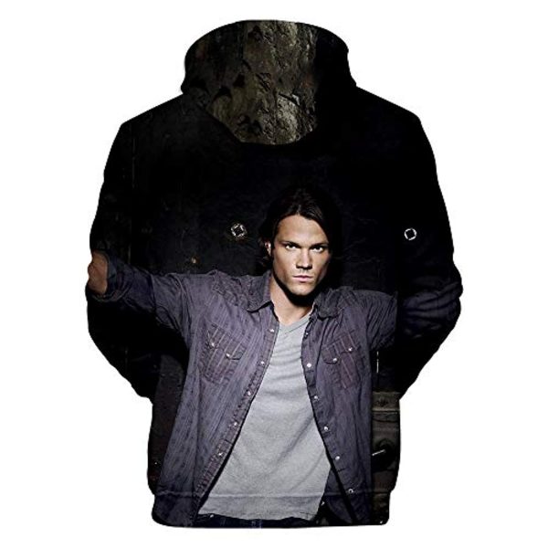 Supernatural Hoodies - Unisex 3D Print Hooded Pullover Sweatshirt