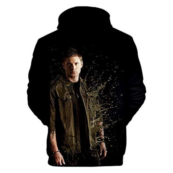 Supernatural Hoodies - Unisex 3D Print Hooded Pullover Sweatshirt