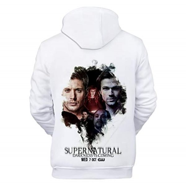 Supernatural Hoodies - Unisex 3D Print Hooded Pullover Sweatshirt