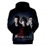 Supernatural Hoodies - Unisex 3D Print Hooded Pullover Sweatshirt