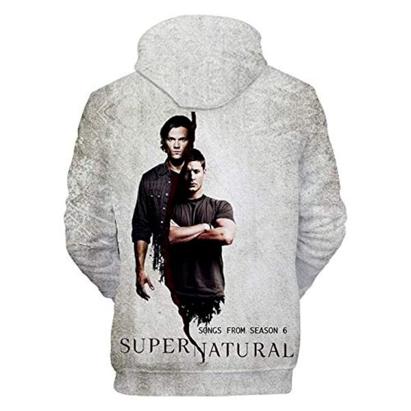 Supernatural Hoodies - Unisex 3D Print Hooded Pullover Sweatshirt
