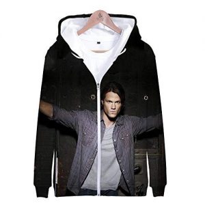 Supernatural Hoodies - Unisex 3D Print Hooded Zipper Sweatshirt