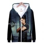 Supernatural Hoodies - Unisex 3D Print Hooded Zipper Sweatshirt