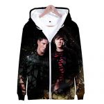 Supernatural Hoodies - Unisex 3D Print Hooded Zipper Sweatshirt