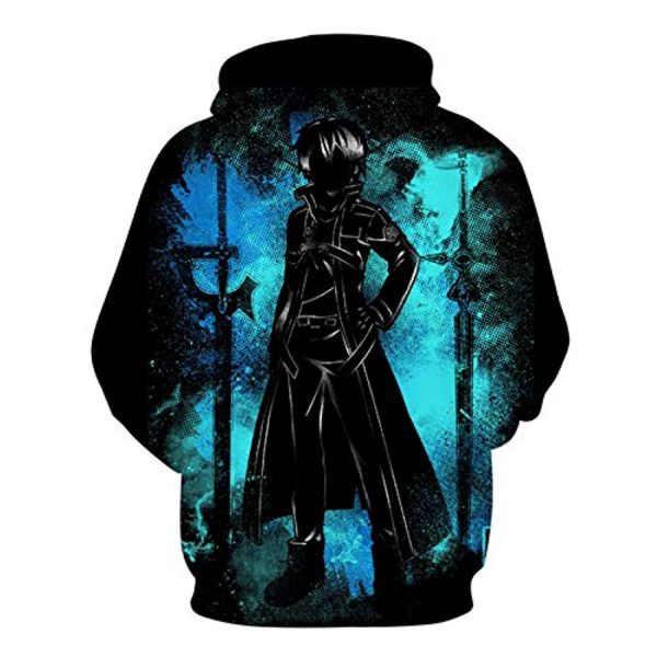 Sword Art Online Anime 3D Print Pullover Hoodie Sweatshirt