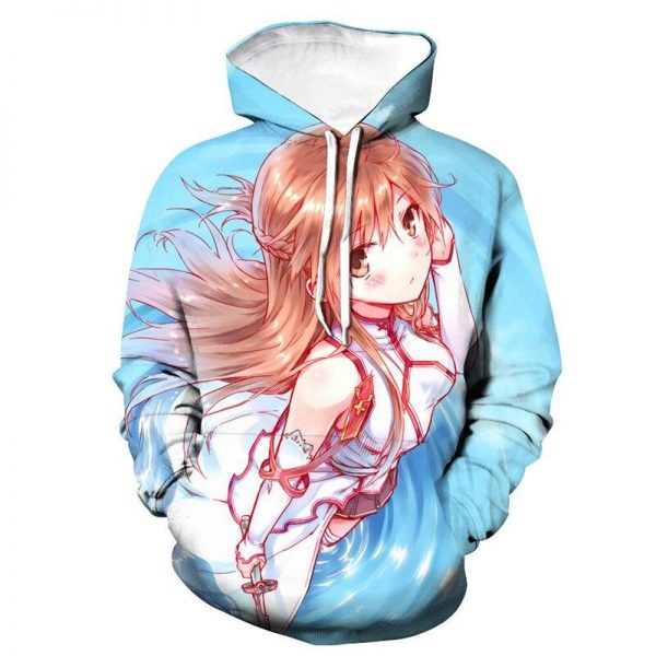 Sword Art Online Hoodies - Anime Casual Hooded Sweatshirt