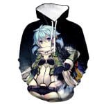 Sword Art Online Hoodies - Anime Casual Hooded Sweatshirt