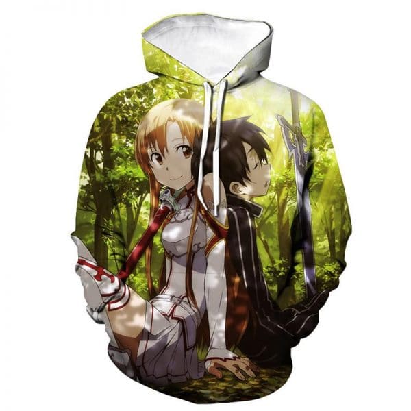 Sword Art Online Hoodies - Anime Casual Hooded Sweatshirt