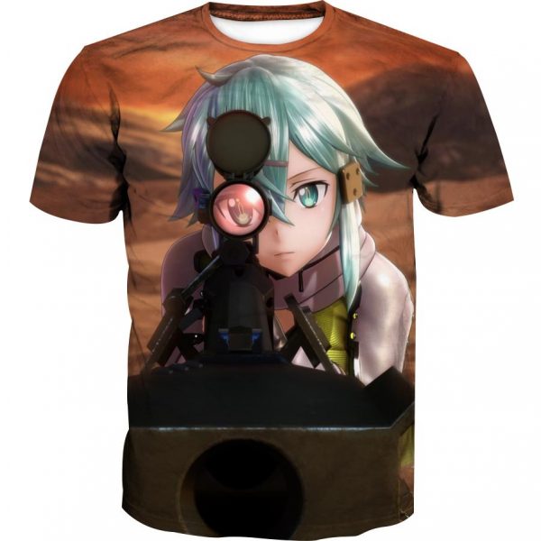 Sword Art Online Sinon Hoodies -  Pullover  Collimation Yellow Hoodie