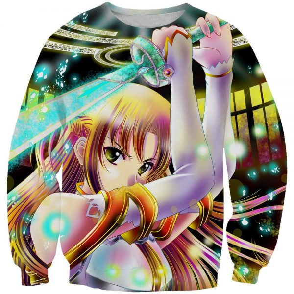 Sword Art Online Yuuki Asuna Hoodies - Pullover Fighting Hoodie