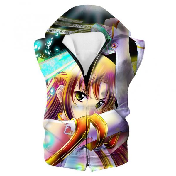 Sword Art Online Yuuki Asuna Hoodies - Pullover Fighting Hoodie