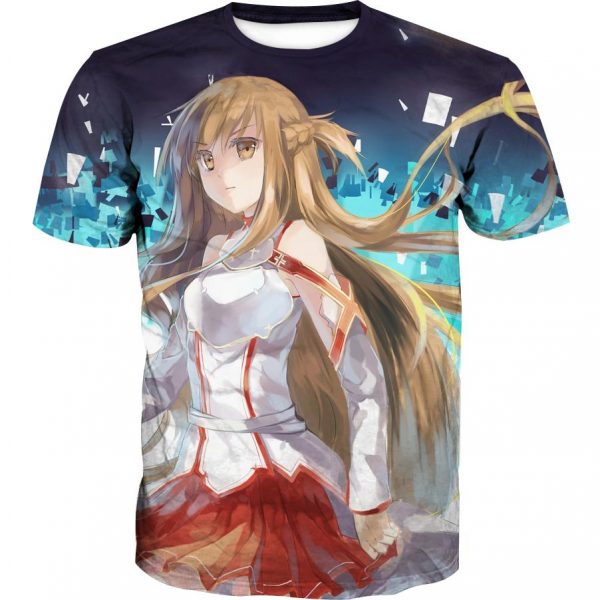 Sword Art Online  Yuuki Asuna Hoodies - Pullover Long Hairstyle Hoodie
