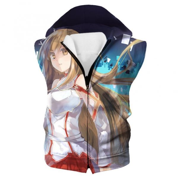 Sword Art Online  Yuuki Asuna Hoodies - Pullover Long Hairstyle Hoodie