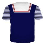 T-shirt Stranger Things Scoops Ahoy Robin Cosplay Costume Unisex
