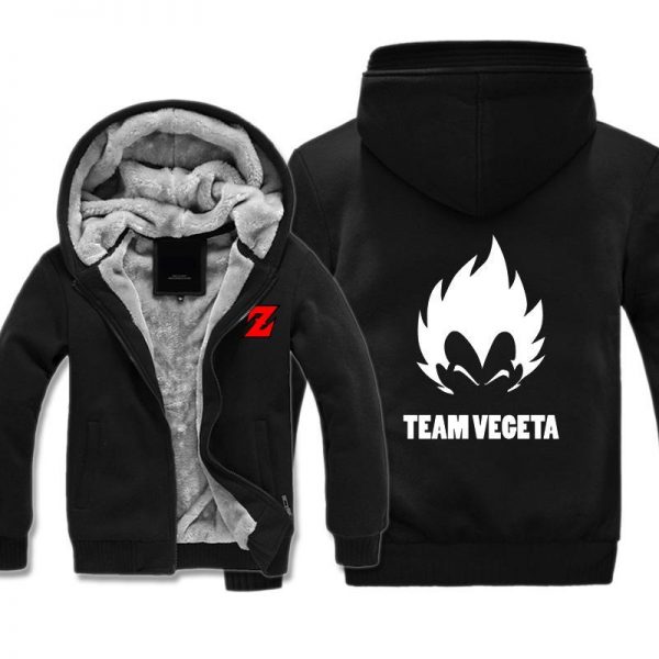 Team Vegeta Jacket - Dragon Ball Fleece Jackets