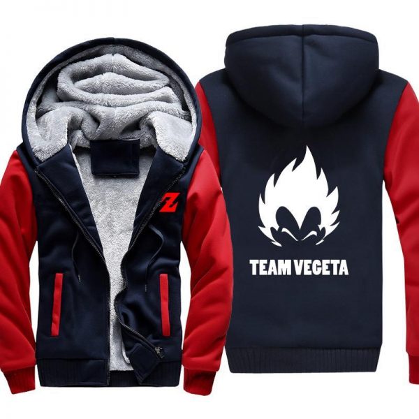 Team Vegeta Jacket - Dragon Ball Fleece Jackets