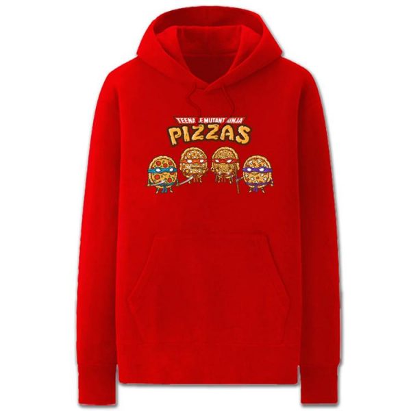Teenage Mutant Ninja Turtle Hoodies - Solid Color Turtles Cartoon Style Super Cute Fleece Hoodie