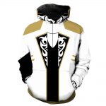 Tekken 7 Claudio Serafino Hoodies - Zip Up White Hoodie