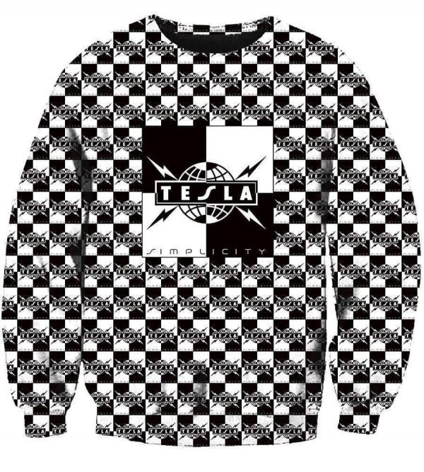 Tesla The Band Hoodie - Pullover Black Hoodie