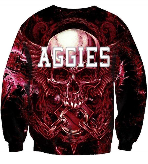 Texas A&M Aggies Hoodies - Pullover Red 3D Hoodie