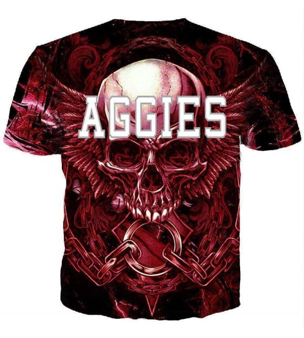 Texas A&M Aggies Hoodies - Pullover Red 3D Hoodie