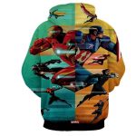 The Avengers All Heros Hoodies - Pullover Blue Yellow Hoodie